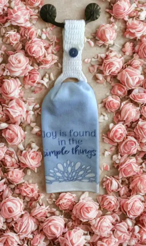 Blue and White Kitchen Towel