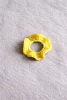 A yellow scrunchie for your hair