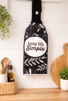 Black and White Kitchen Towel
