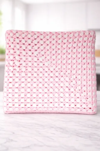 Dark Pink Baby Blanket