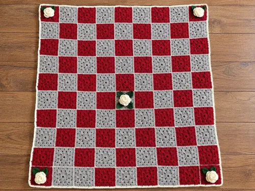 Rose Garden Lap Blanket