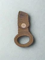Tan Towel Holder