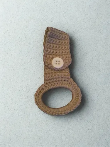 Tan Towel Holder